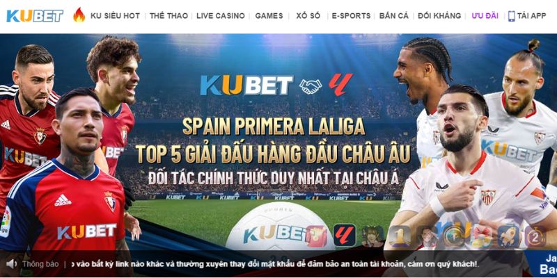 Tổng quan sảnh cược thể thao đẳng cấp JZ tại Kubet